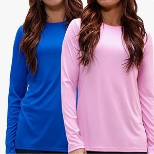 *like new* 2 long sleeve dry-quick SPF 50 athletic/outdoor shirts size  XS like